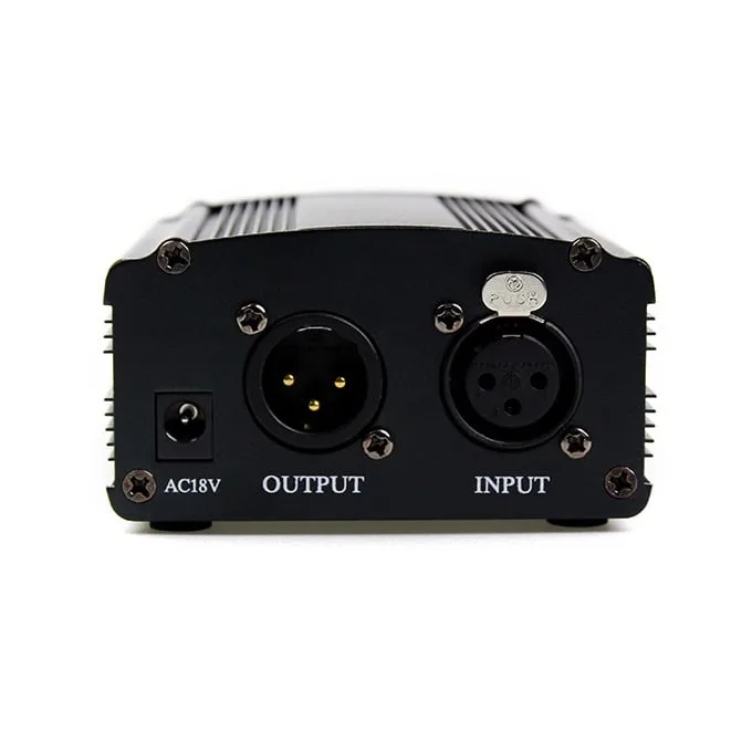 Nguồn phantom 48V - nguồn cung cấp điện cho micro thu âm Condenser