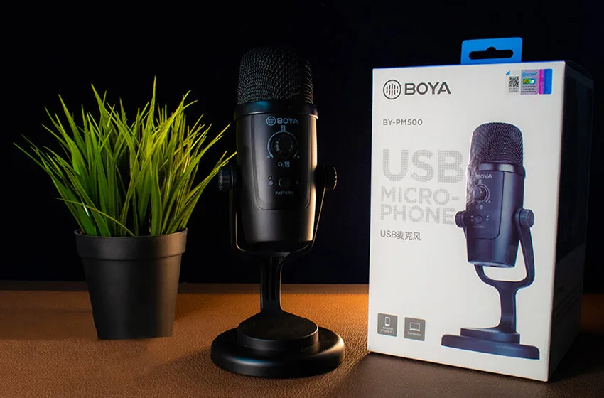 Micro thu âm BOYA BY-PM500 - Micro thu âm cổng USB
