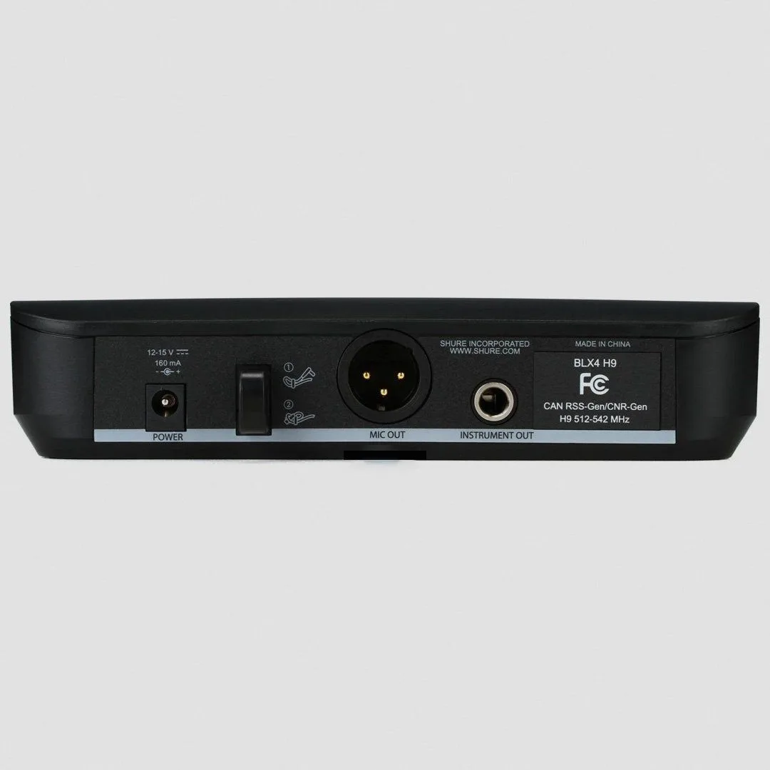 Bộ thu và phát kèm micro không dây Shure BLX24A/SM58 - Micro không dây cầm tay (1mic)