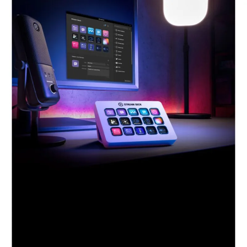 Thiết bị Stream Elgato StreamDeck MK2 Màu Trắng (15 phím) - Màn hình phụ StreamDesk MK2