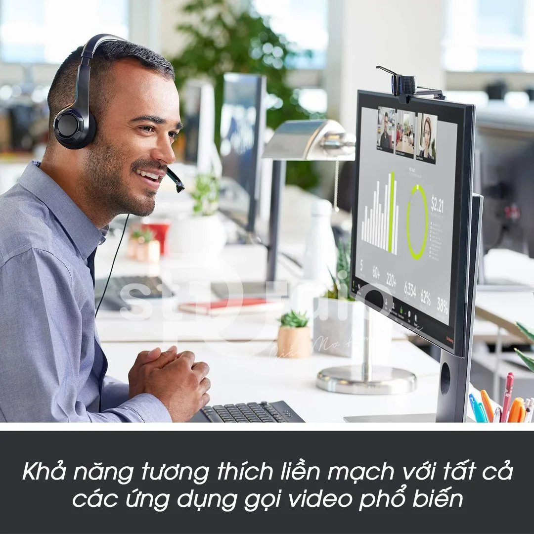 Webcam Logitech C920e - Business Webcam Họp trực tuyến