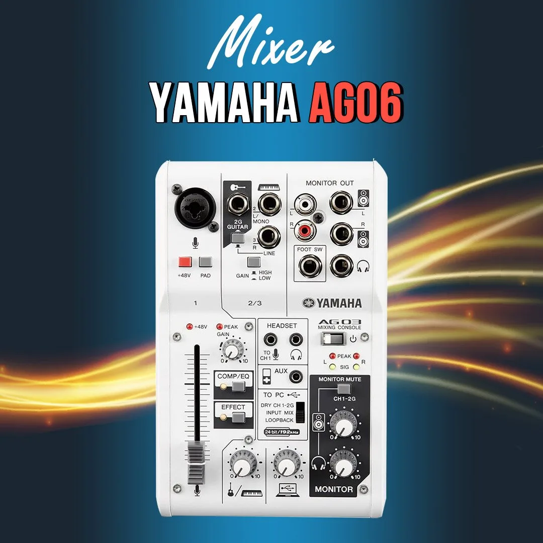 Mixer Yamaha AG03 - Bàn trộn âm thanh all in one