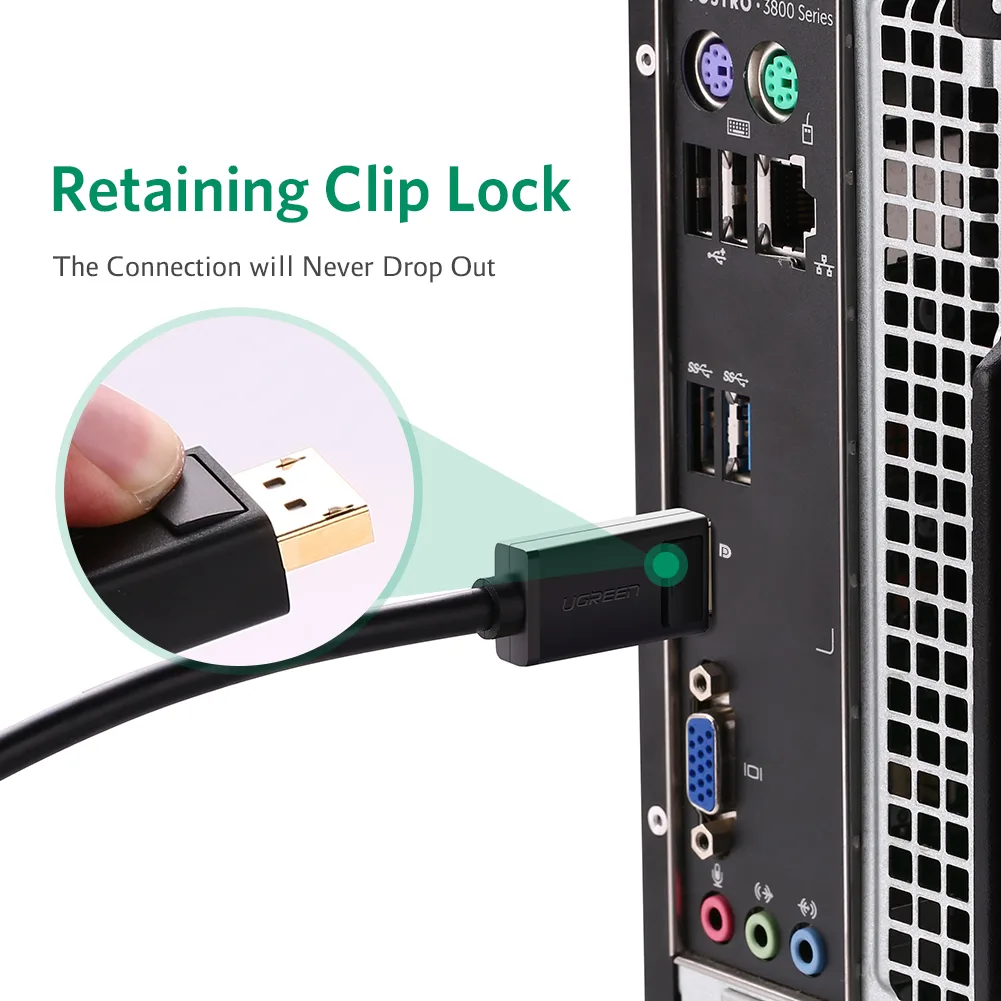 Cáp chuyển Displayport to HDMI 3M Ugreen 10203