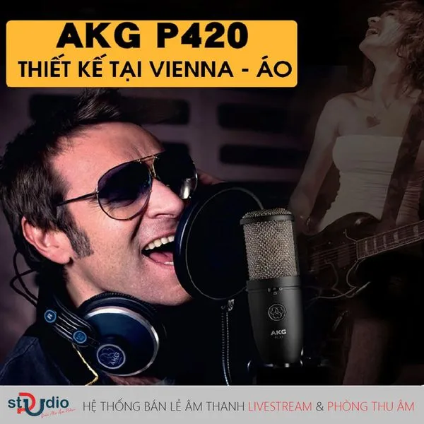 micro thu âm AKG P420