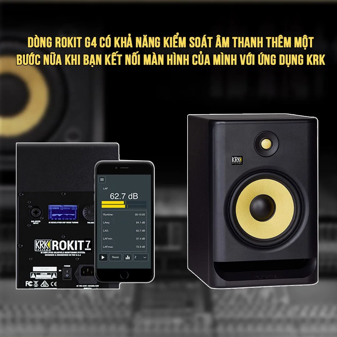 Loa kiểm âm KRK ROKIT 5G4 - Monitor Studio KrK ( TRẮNG )