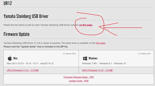Hướng dẫn tải và cài đặt Driver cho tất cả soundcard YAMAHA Steinberg như