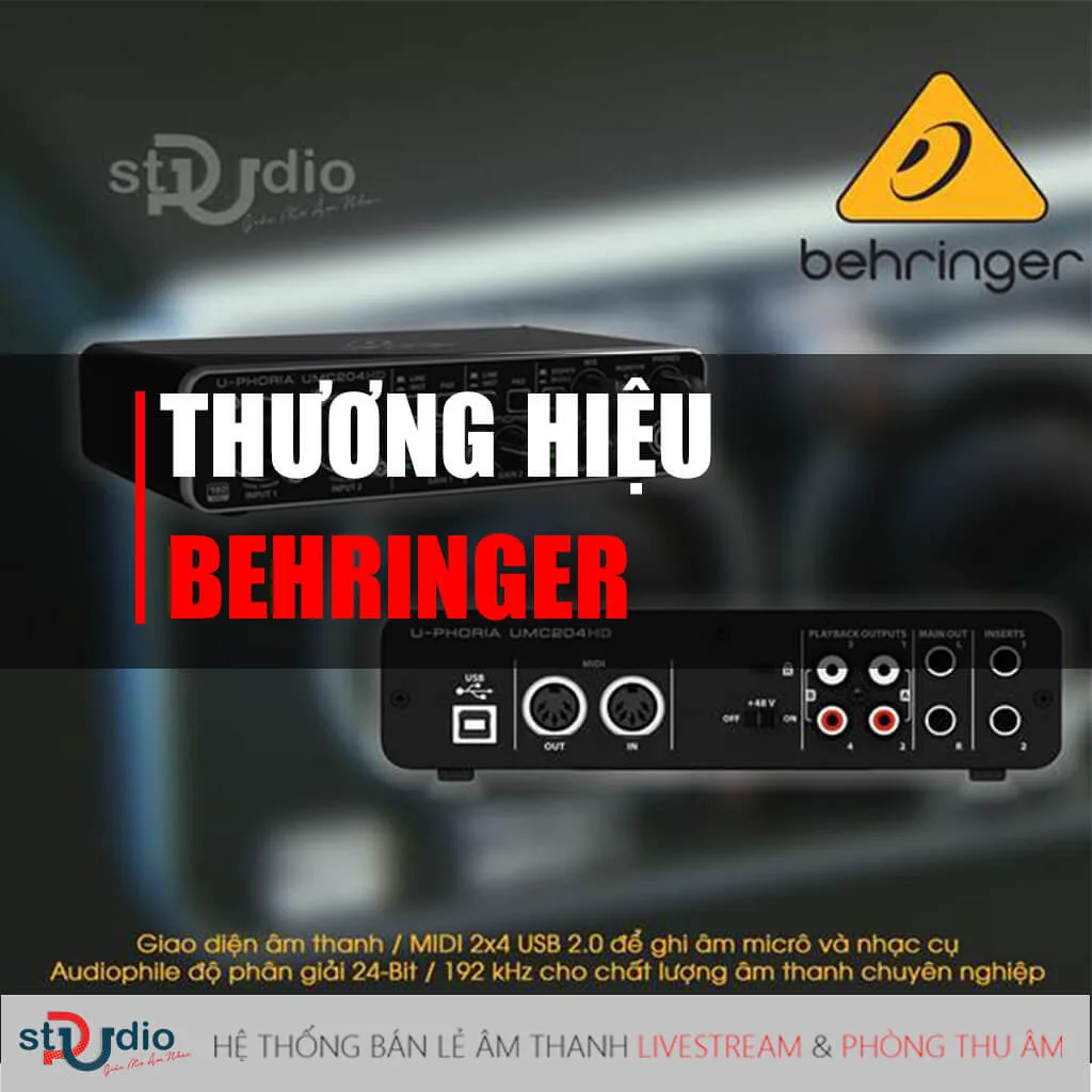 Thương hiệu Behringer và những thông tin cần biết