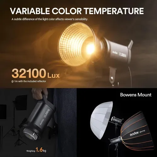 Đèn Led Godox SL100Bi 2800K – 6500K