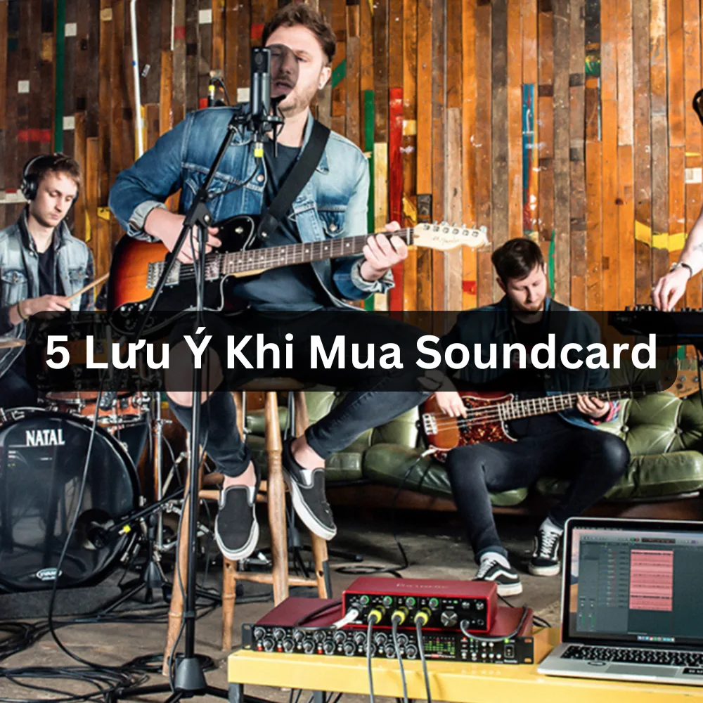 5 Lưu Ý Khi Chọn Mua Soundcard