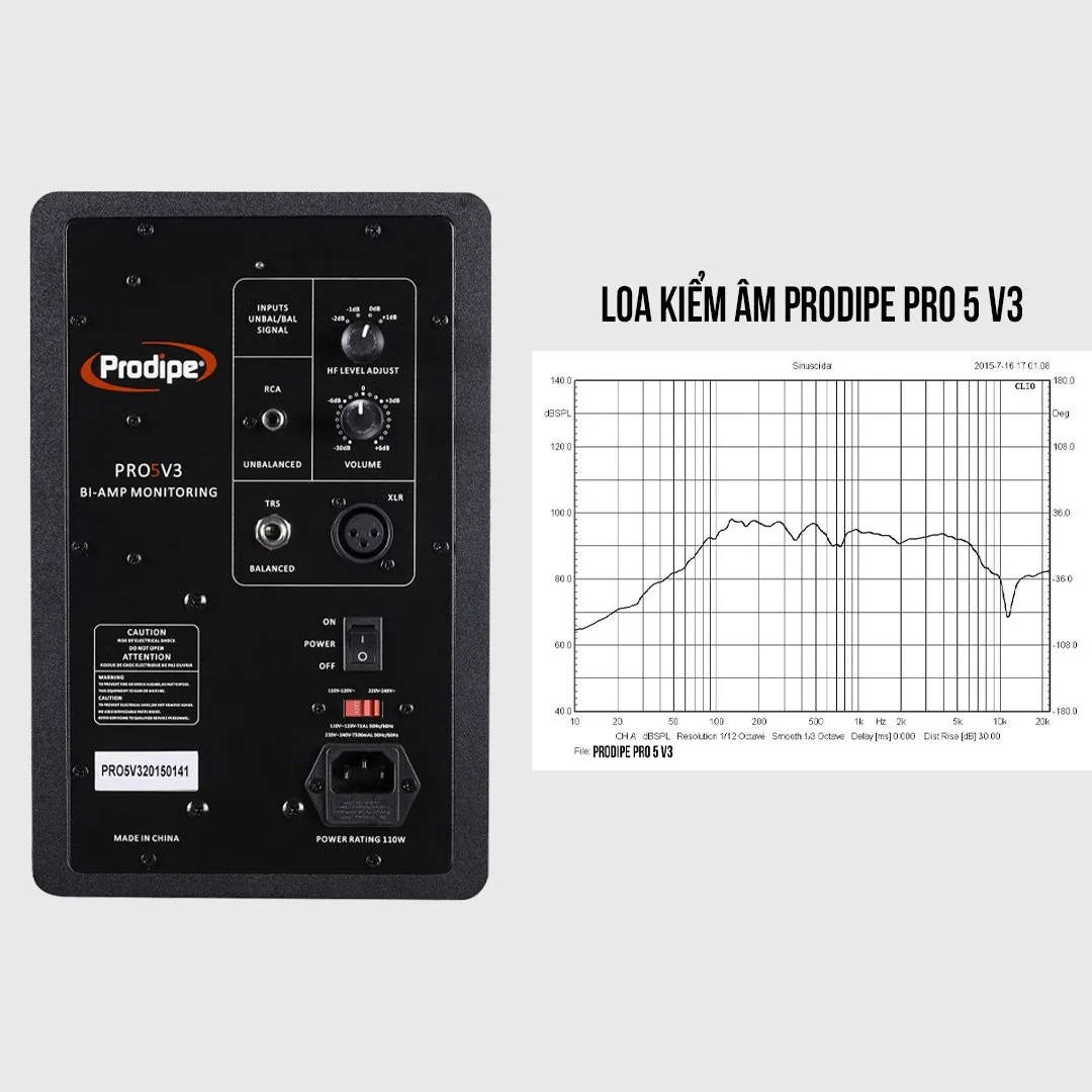 Loa kiểm âm Prodipe Pro 5 V3 Active Studiomonitor