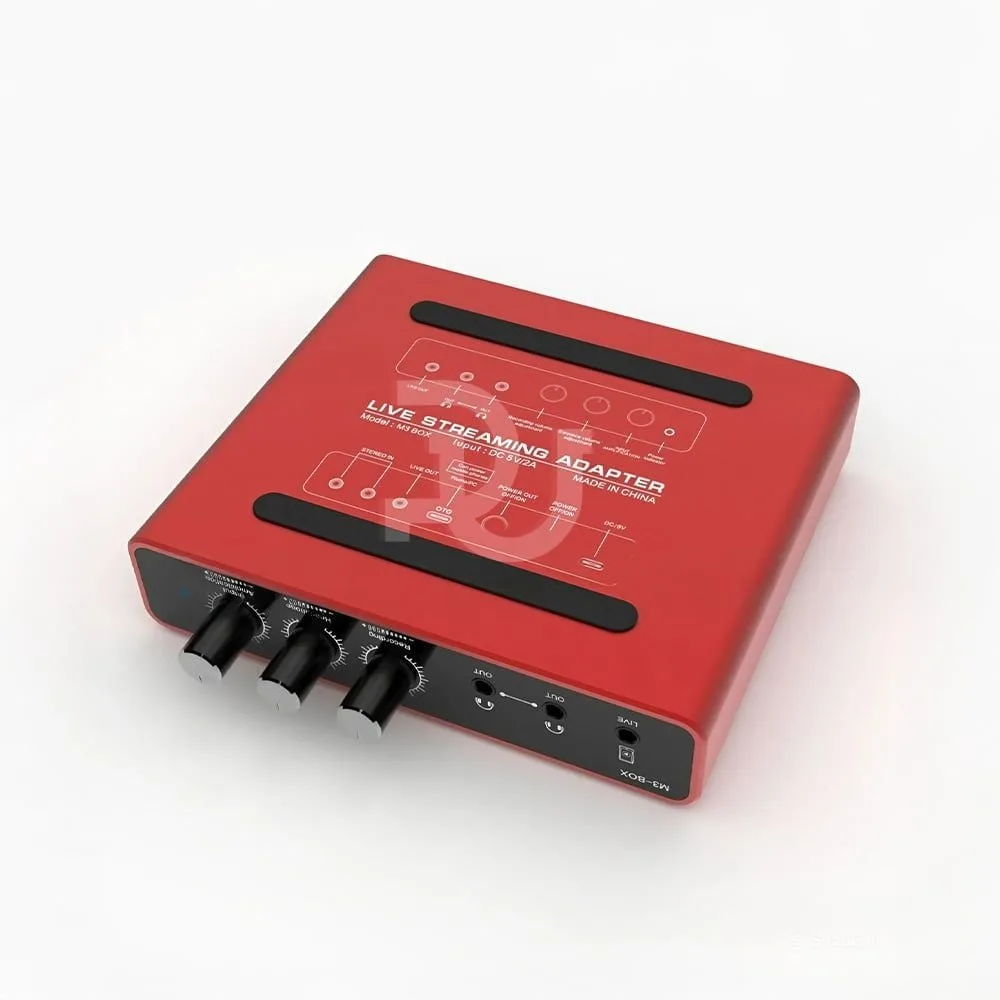 Box Livestream Stereo M3 24bit, Dây livestream vừa sạc vừa live cho IOS/Androi Đa năng
