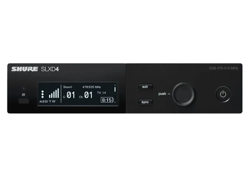Bộ thu và phát kèm micro không dây Shure SLXD24A/B58 - Micro không dây cầm tay (2mic)