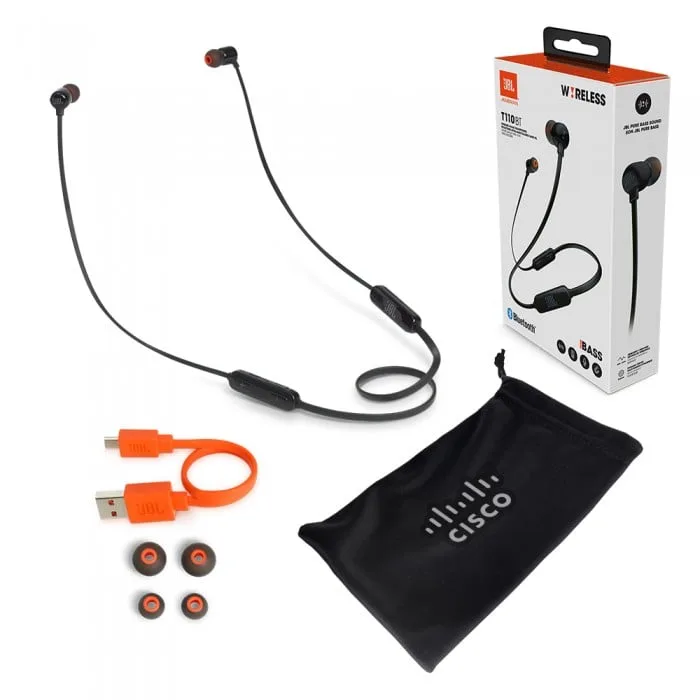 Tai nghe nhét tai bluetooth JBL T110BT, tai nghe thể thao nhét tai JBL