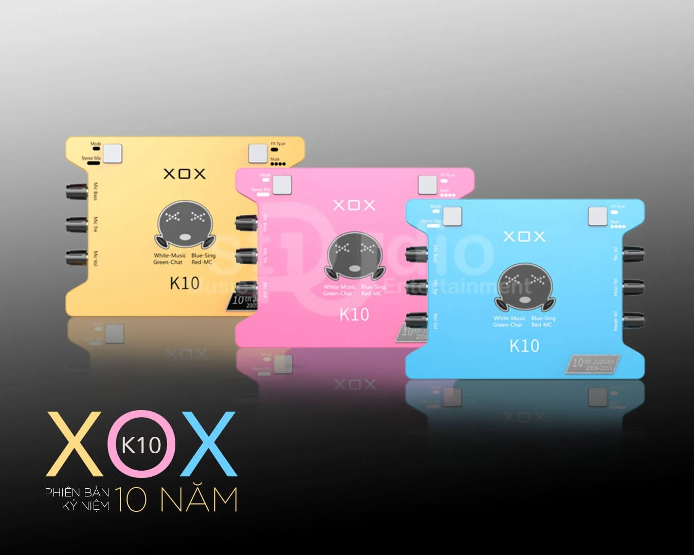 Soundcard XOX K10 (10th) Jubilee - Phiên bản giới hạn kỷ niệm 10 năm XOX