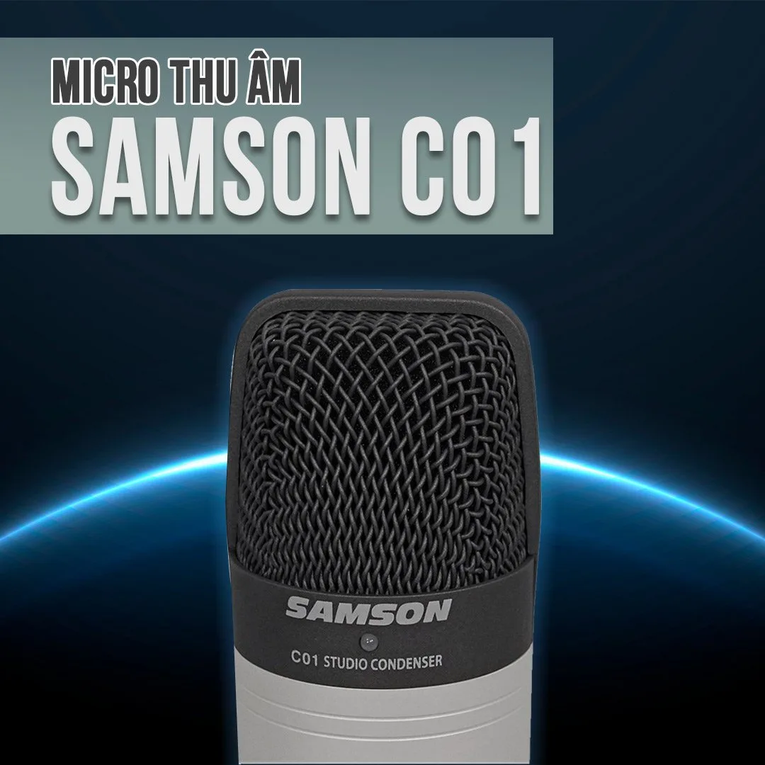 Micro thu âm Samson C01 - Micro thu âm cho phòng thu
