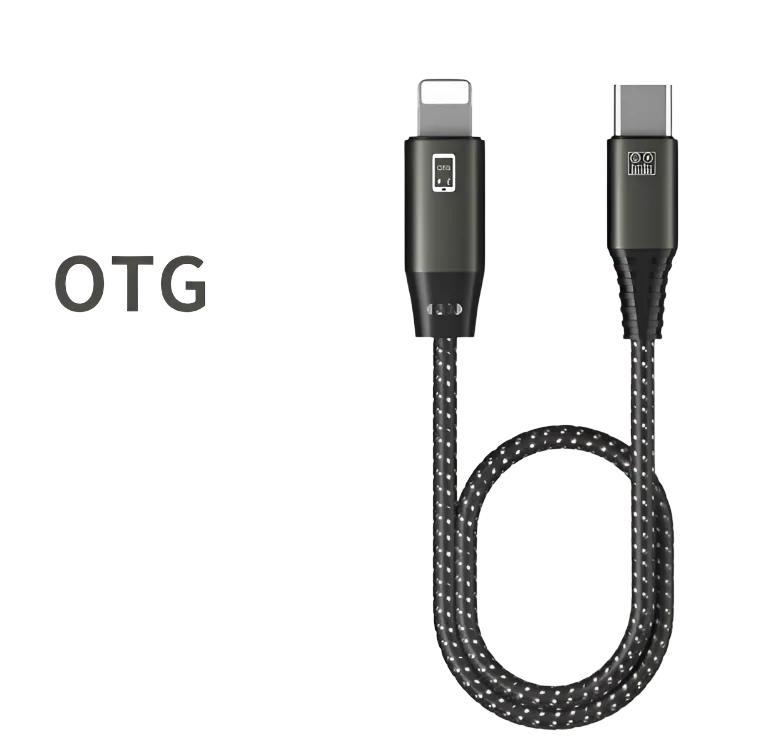 Dây cáp OTG T25 phụ kiện cho Box Livestream Stereo từ Type-C ra Lighning (Iphone 10-14)