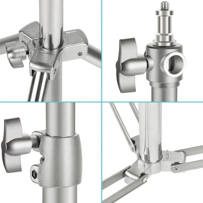 Chân Đèn J288S Pro New inox - Chân đèn inox cứng cáp