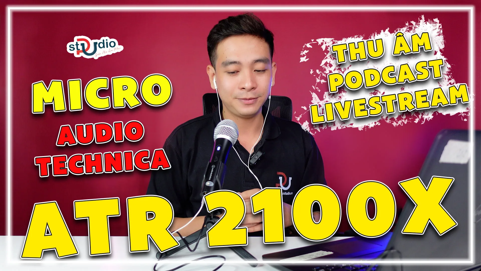 Audio Technica ATR 2100X - Micro thu âm USB Podcast, lồng tiếng, Gaming thu âm trên mọi mặt trận