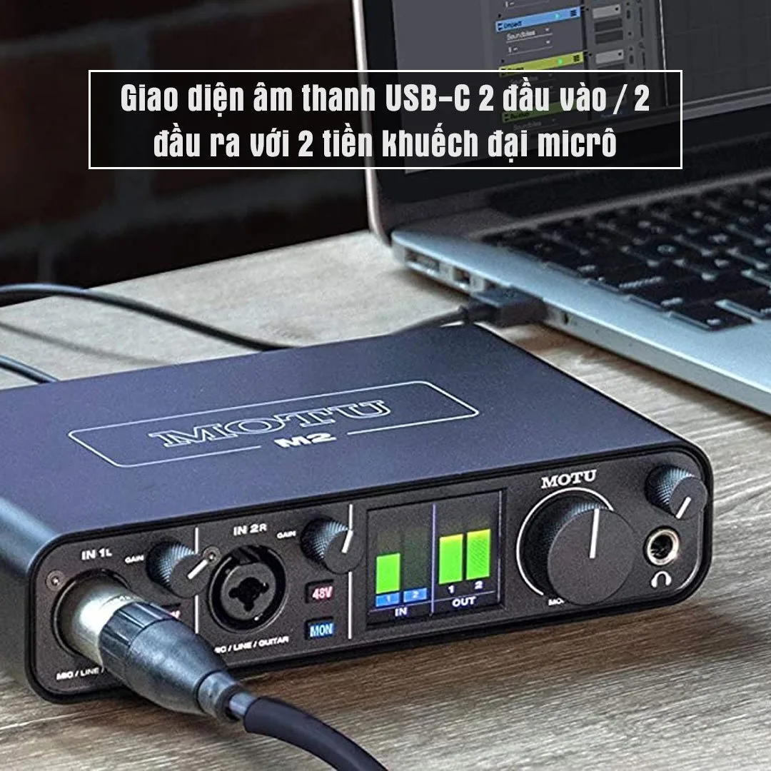 Sound card Motu M2 - Sound card thu âm