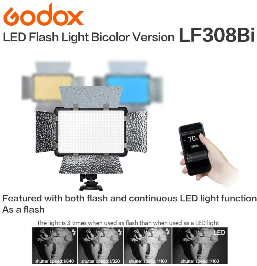 Đèn Led Godox LF308D - Đèn Led chính hãng giá tốt