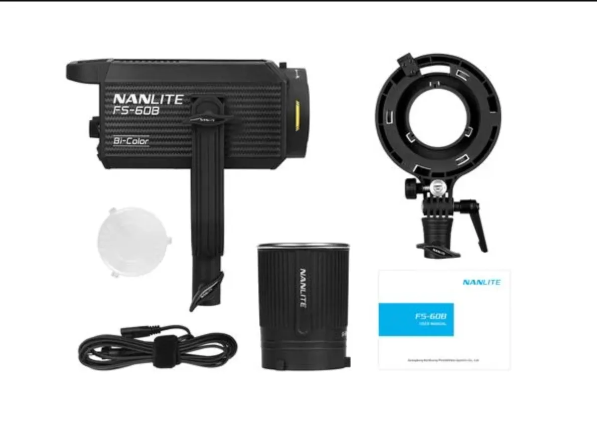Nanlite FS60B Bi Color Studio Spotlight || Đèn Led Nhiếp Ảnh Studio hai màu Trắng Vàng