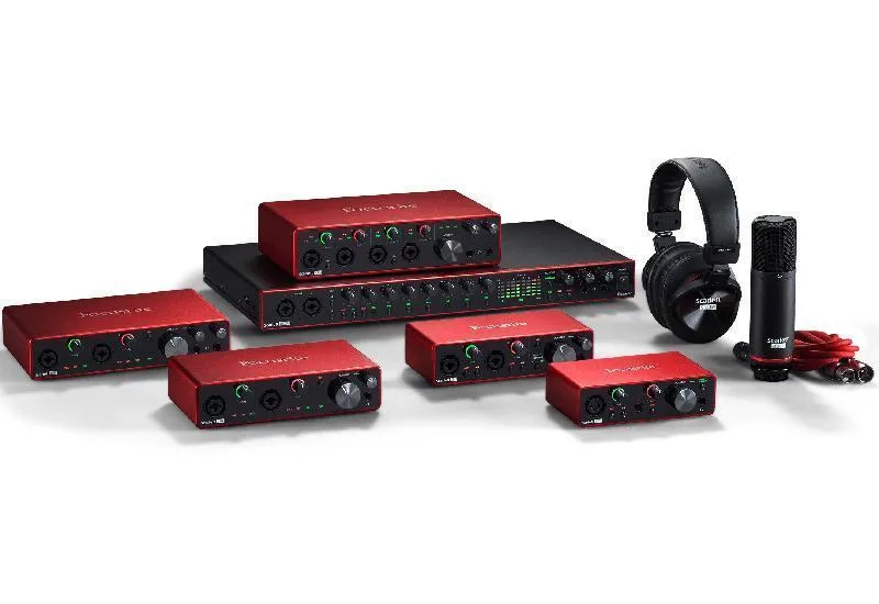 Sound card Focusrite Scarlett 4i4 3rd (Gen) - Sound card thu âm