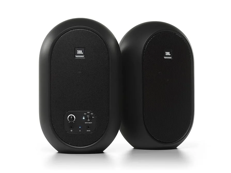 JBL 104-BTW 60W One Series Bluetooth Reference Monitor Pair – White