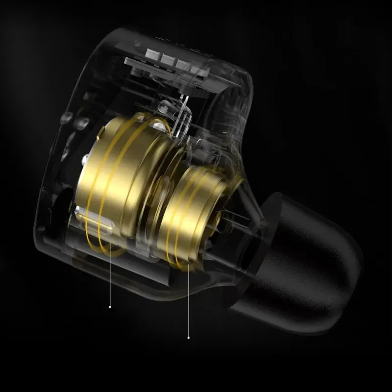 Tai nghe KZ Castor | Tai nghe nhét tai livestream ( In ear ) Silver