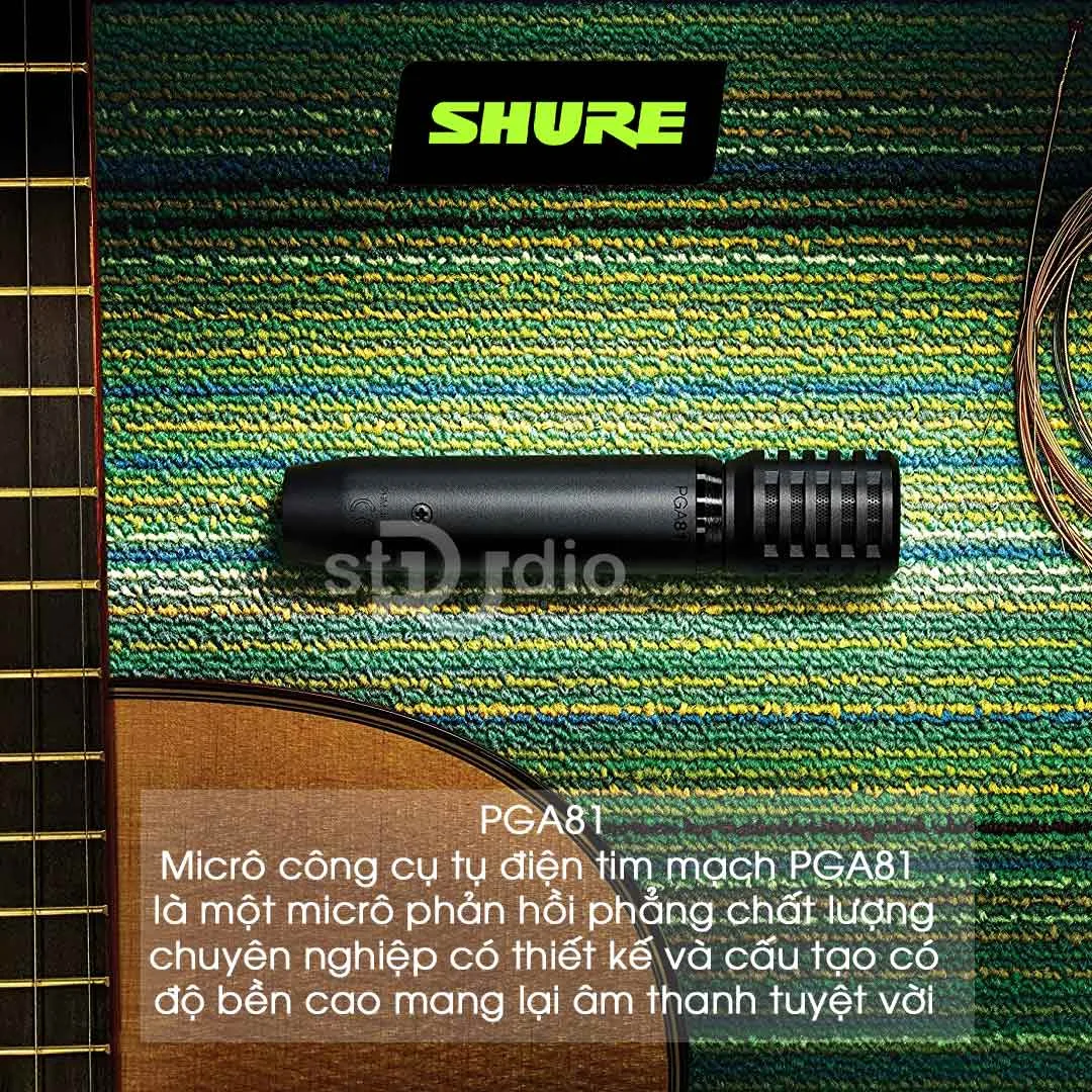 Micro thu âm Shure bất ngờ với bộ lọc chuyển đổi vị trí chống nhiễu cực đỉnh
