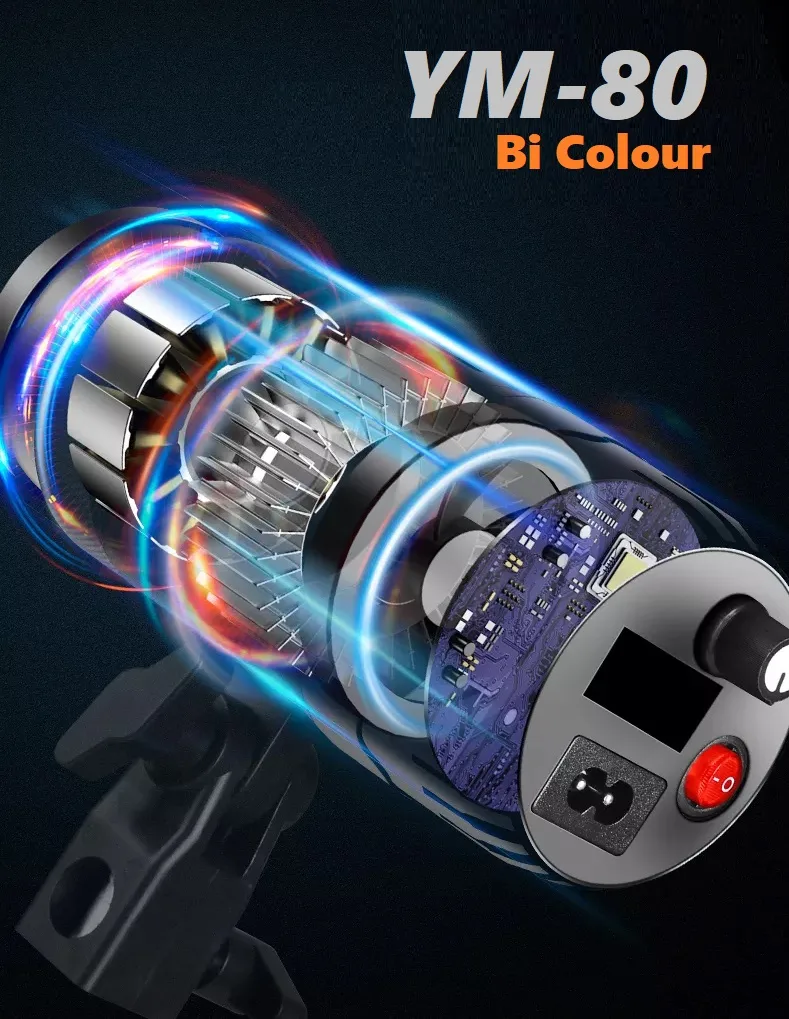 Đèn LED Spotlight Giả Nắng YM80 Bi-Colour 50W Đèn Chụp Chân Dung Sản Phẩm