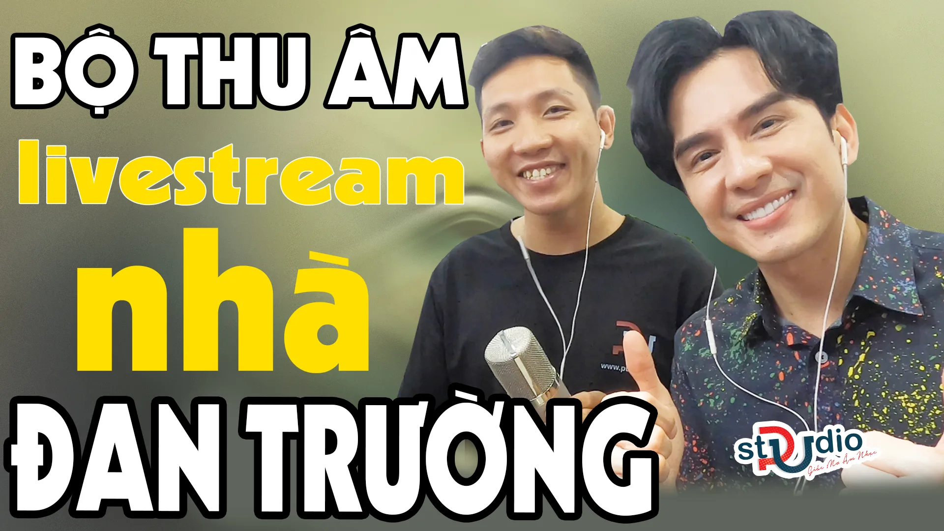 Ca Sĩ ĐAN TRƯỜNG đến mua bộ thu âm Focusrite Scarlett 2i2 Gen 3 với Micro thu âm MXL 990 HE tại PU
