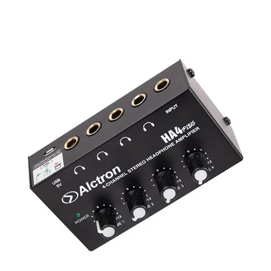 Thiết bị chia tai nghe Alctron HA4PLUS 4-Channel Headphone Amp