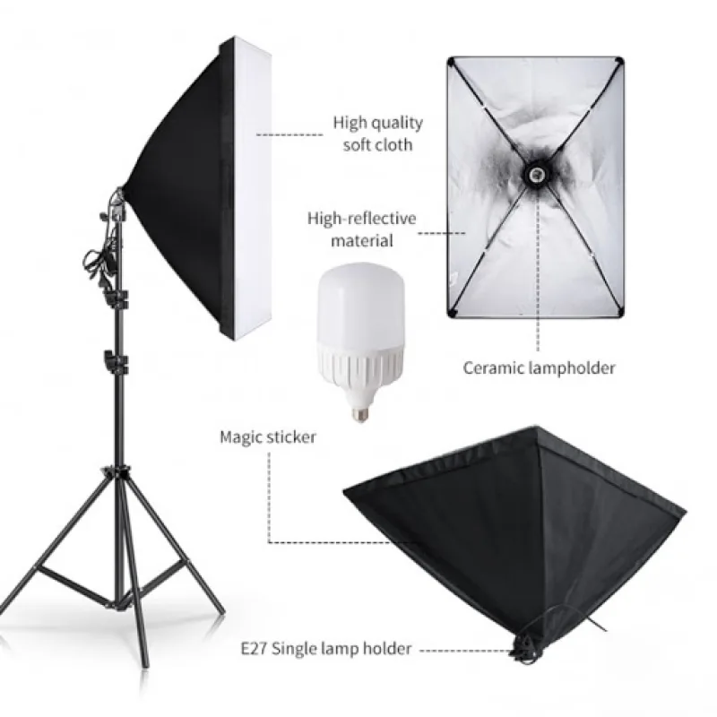 Đèn studio dù XT5A 150W