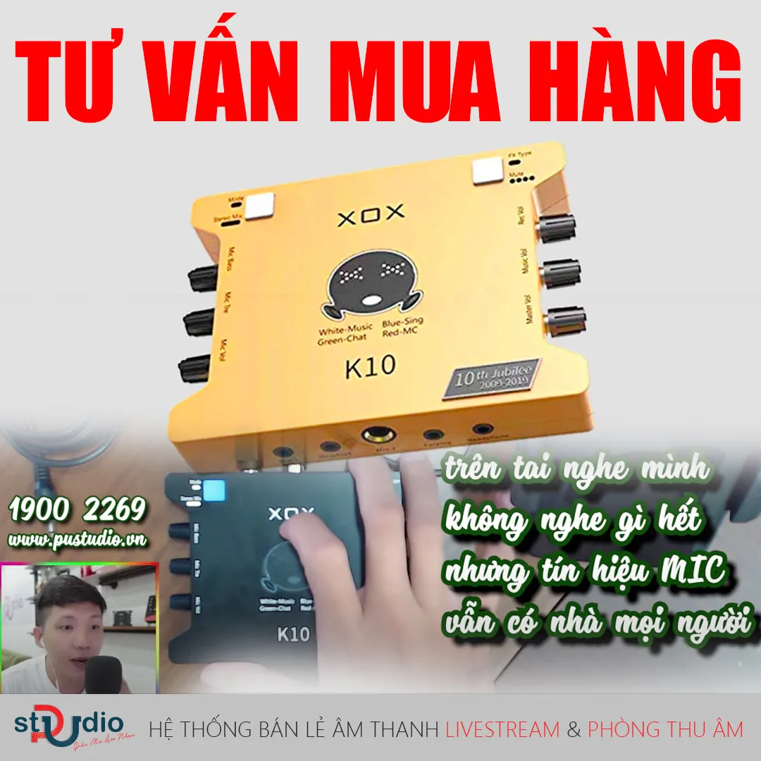 Tư vấn mua Sound Card XOX K10 Jubilee 2020 và cách sử dụng đúng mục đích