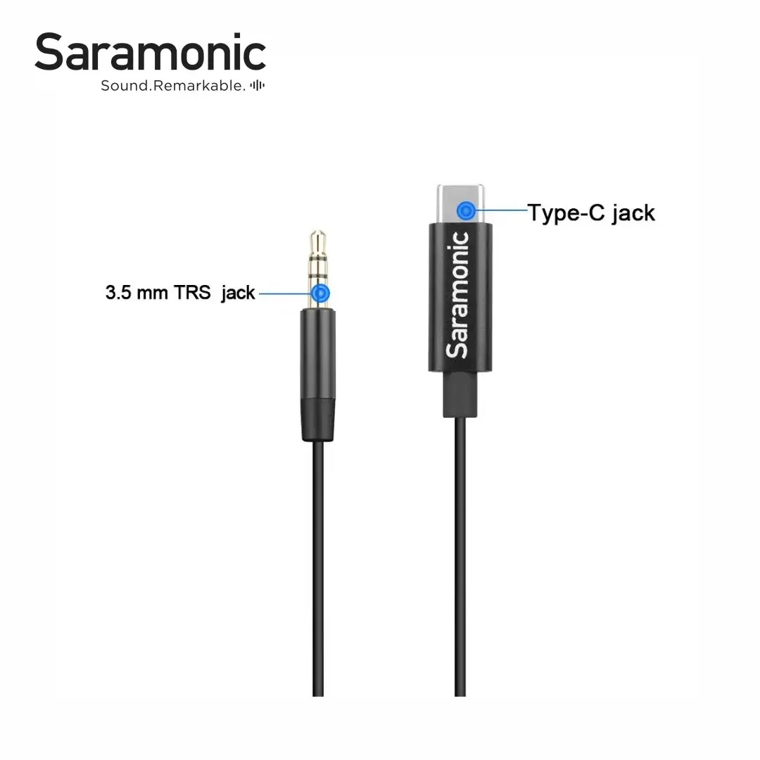Cáp Chuyển Đổi Saramonic SR-C2001 3.5mm TRS To USB-C