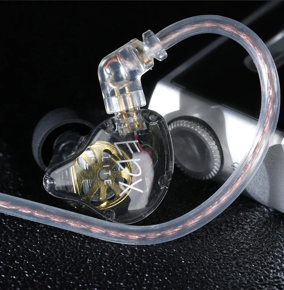 Tai nghe KZ-EDX Lite trong suốt Tai nghe nhét tai livestream ( In ear ) Clear
