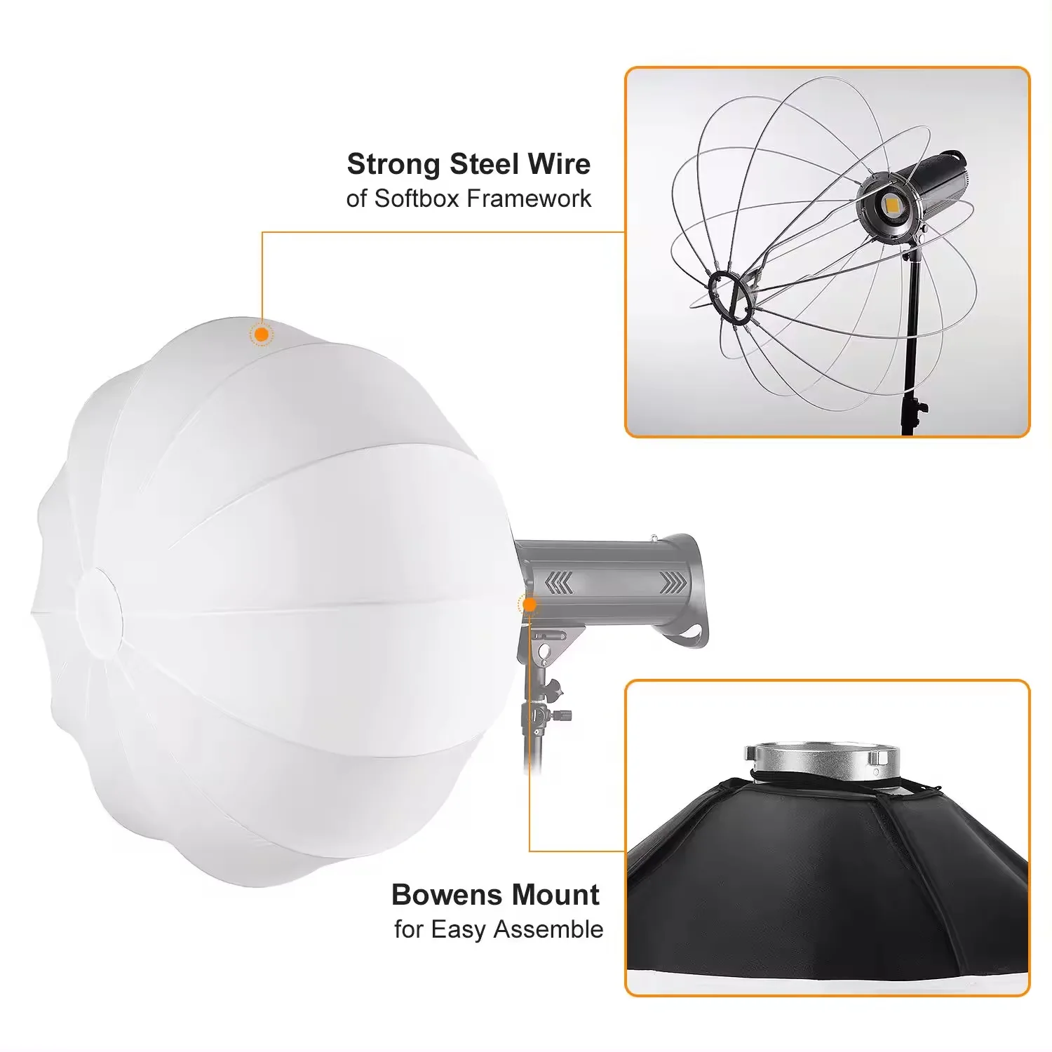Softbox cầu Tolifo 65cm SBL-65