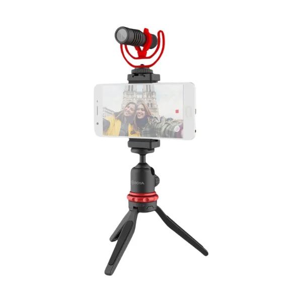 Combo Micro Thu Âm Boya By-VG330 - Micro dành cho điện thoại