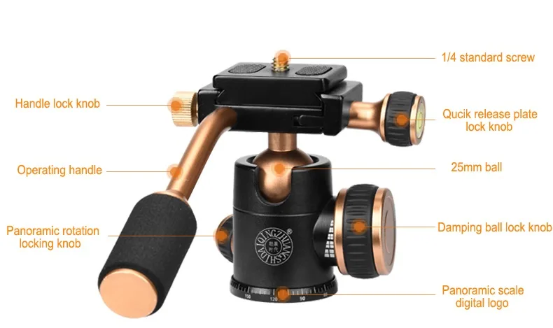 Chân máy ảnh Beike Q160S