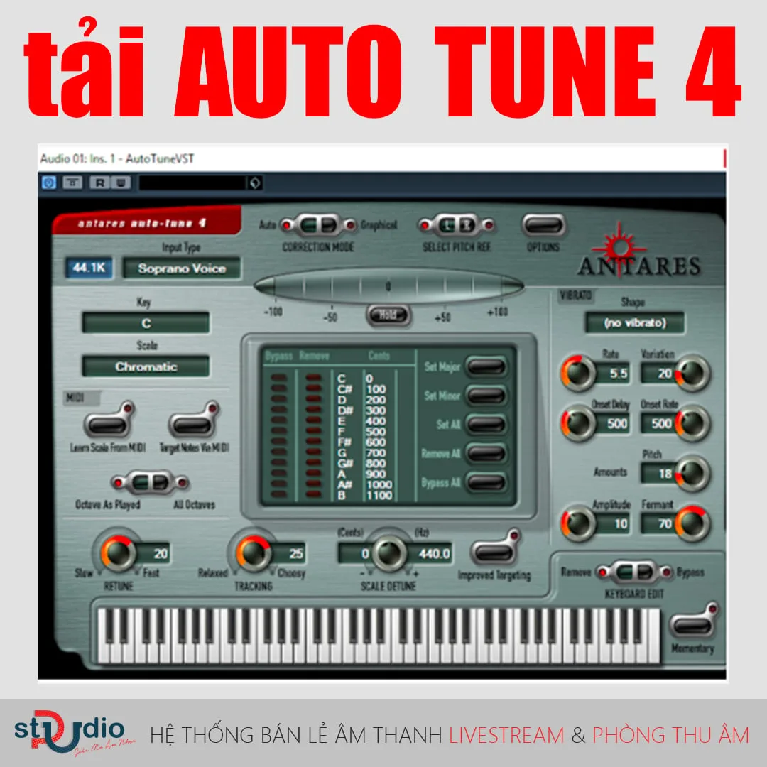 Hướng dẫn cách tải và cài đặt Auto Tune 4.39 Full, download AutoTune 4 miễn phí