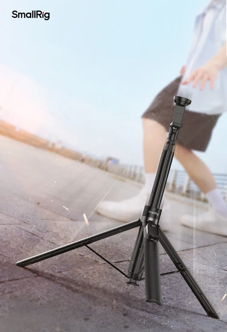 SmallRig 4898 - One-Touch Deploy Selfie Stick Tripod ST-30