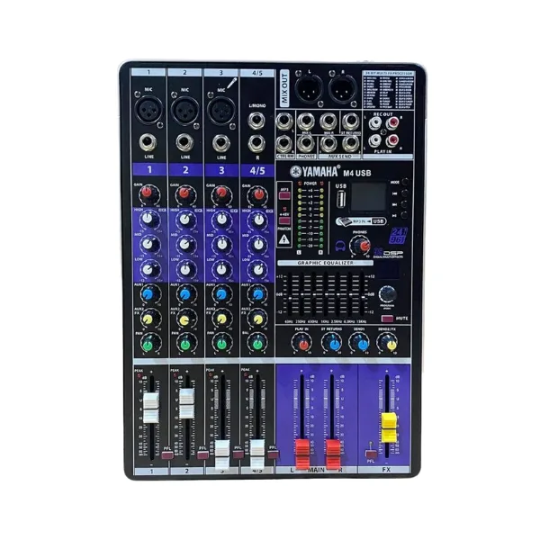 Mixer Yamaha M4 có 100 hiệu ứng, Mixer karaoke livestream