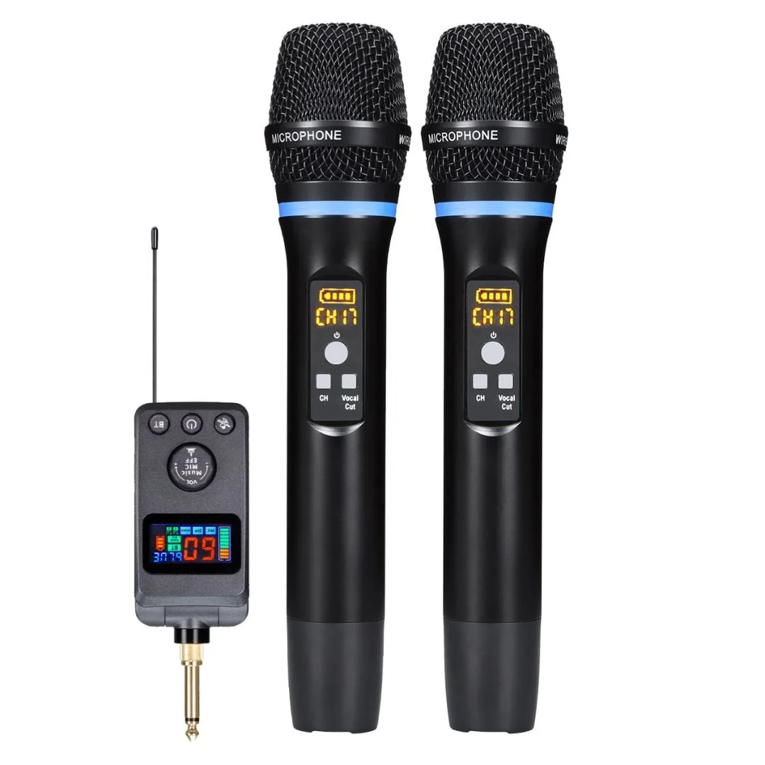 Micro không dây đa năng Langsong M50 - Tích hợp DSP chống hú, hiệu ứng vang, kết nối Bluetooth, chuyên dụng hát Karaoke (1 Mic)