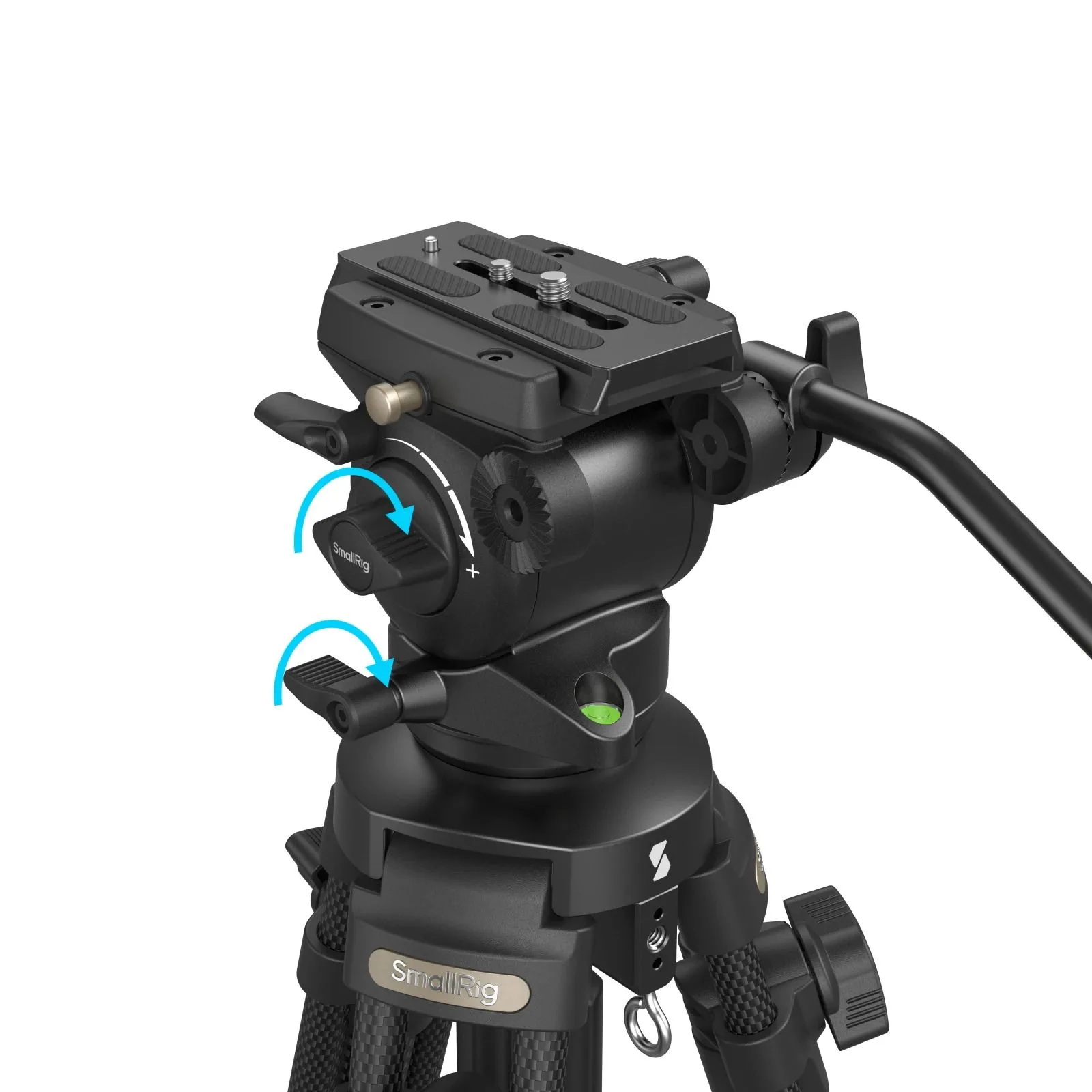 SmallRig 4685 - Lightweight Video Carbon Fiber Tripod Kit AD-50