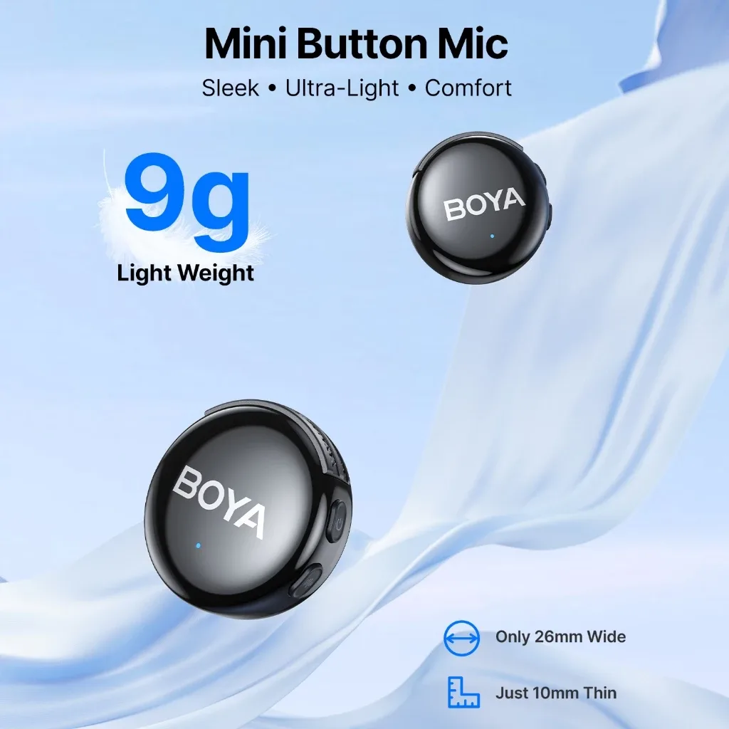 Micro Không Dây BOYALINK 3-01 Màu đenmicro không dây Button-Sized
