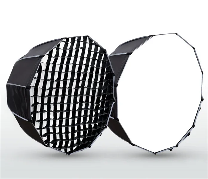 Softbox 90cm tổ ong thao tác nhanh ngàm Bowen kèm lưới