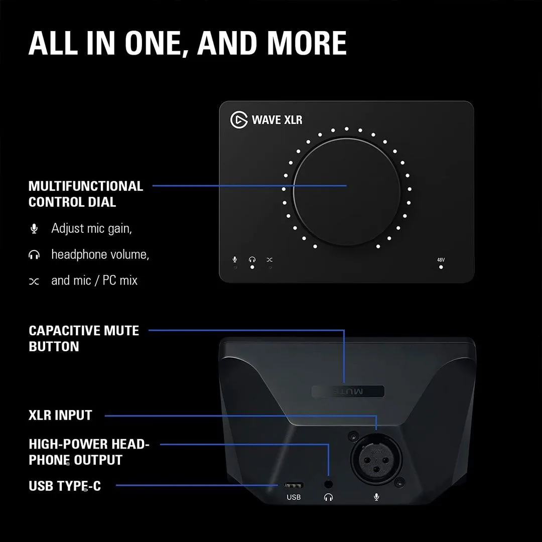 Sound card ELGATO WAVE XLR, Thiết bị Stream Elgato