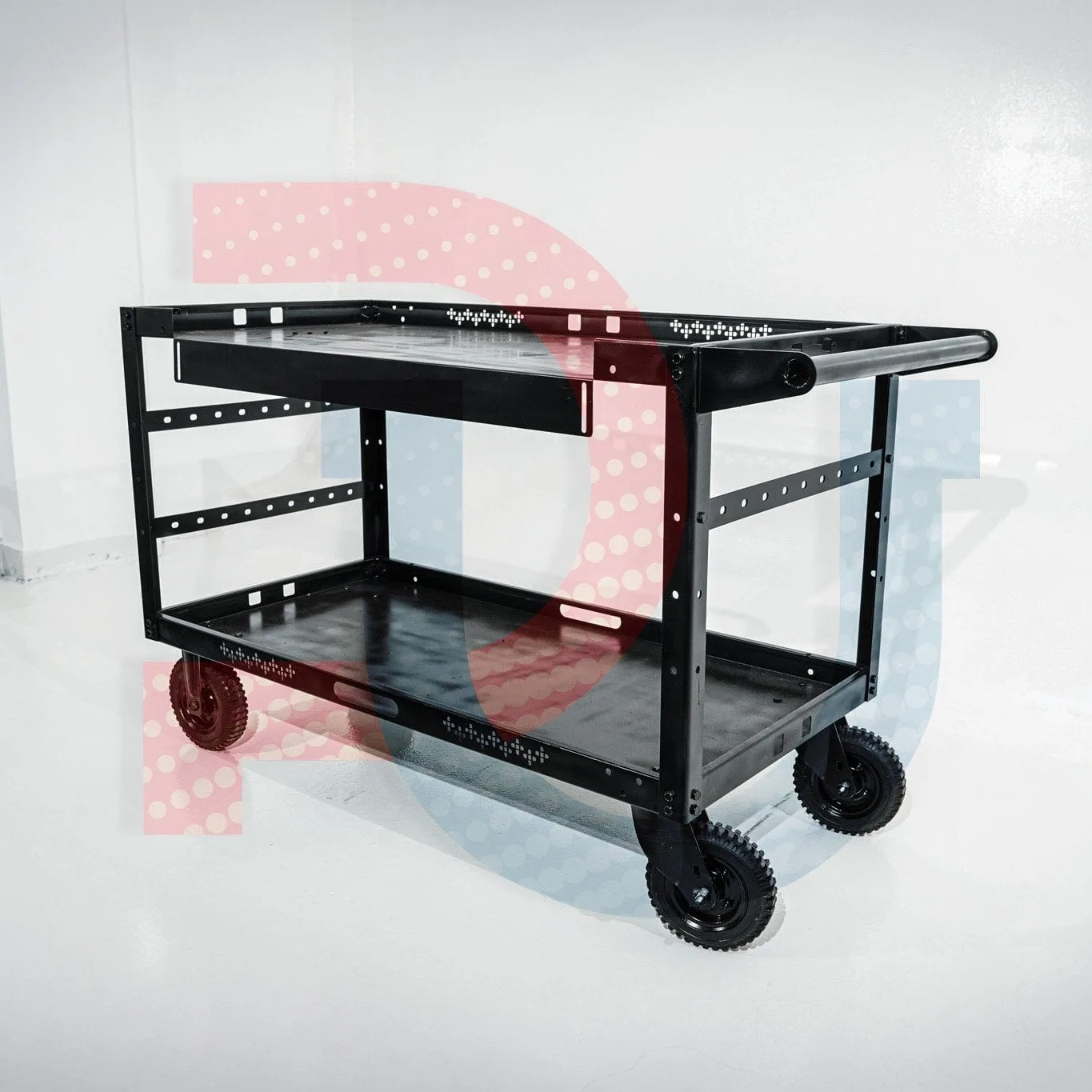Xe Đẩy Thiết Bị Trong Studio 2 Tầng Chuyên Dụng Tải Trọng 200kg