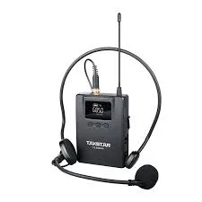 Bộ micro cài đầu cài áo không dây Takstar UHF kênh kép TS-8807PP