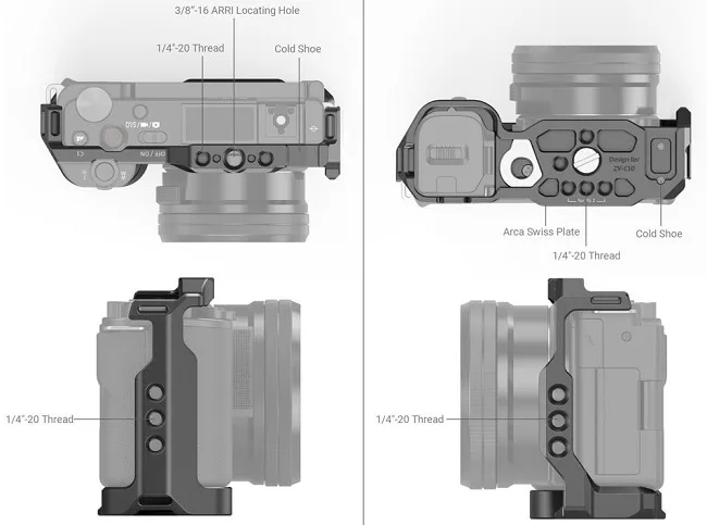 Khung SmallRig 3538B có tay cầm cho máy ảnh Sony ZV-E10